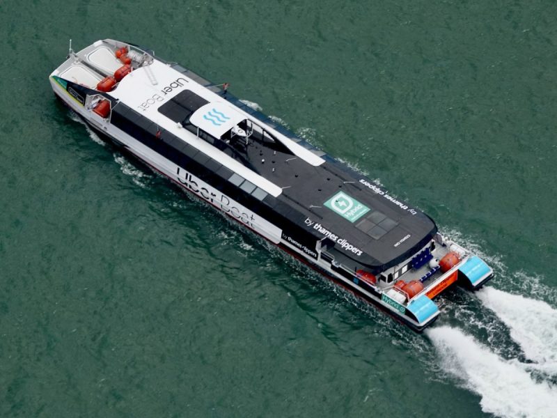 Fender system for Thames Clippers-MV Saturn