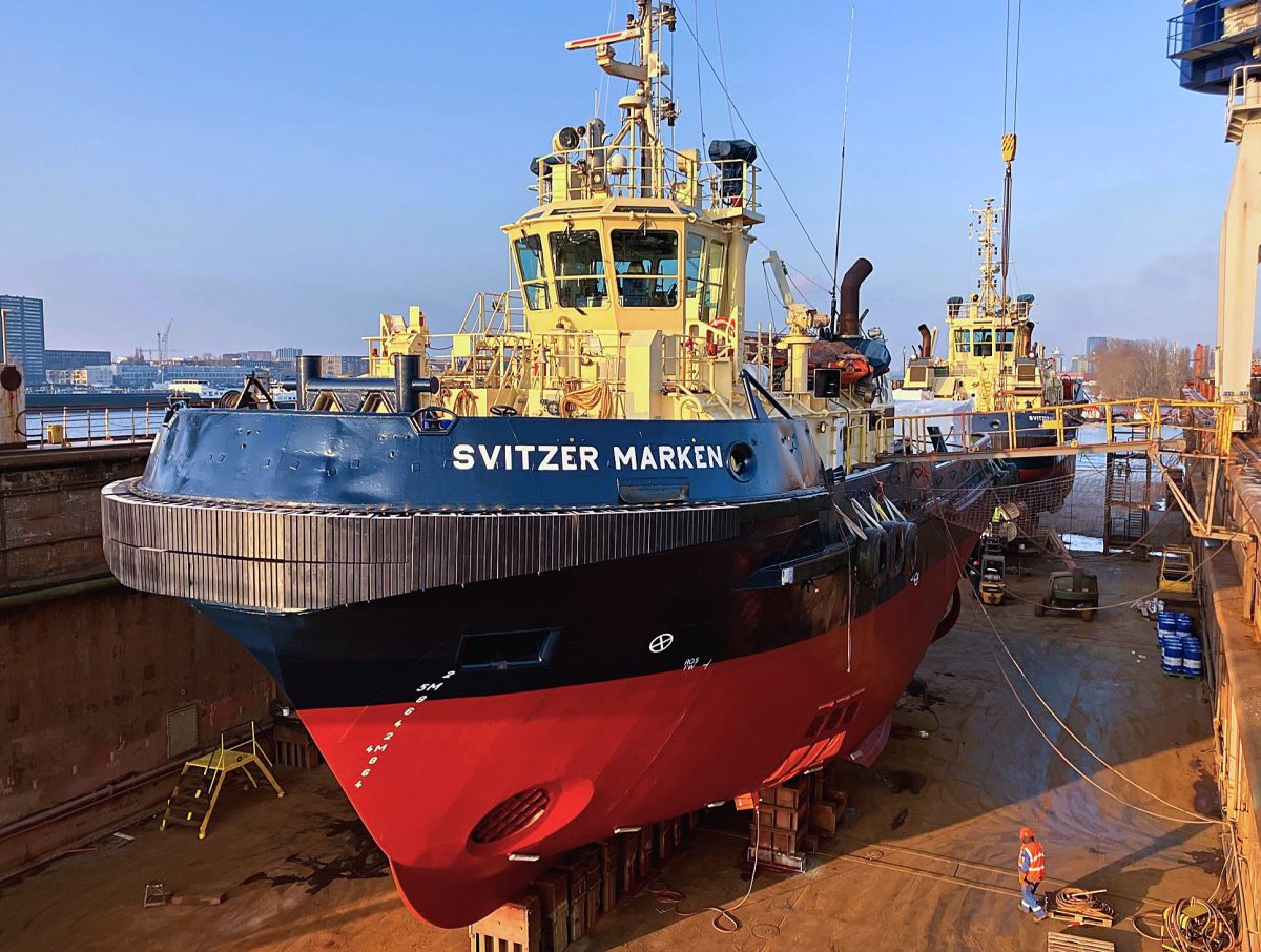 Extremely Heavy duty fender for Svitzer Marken